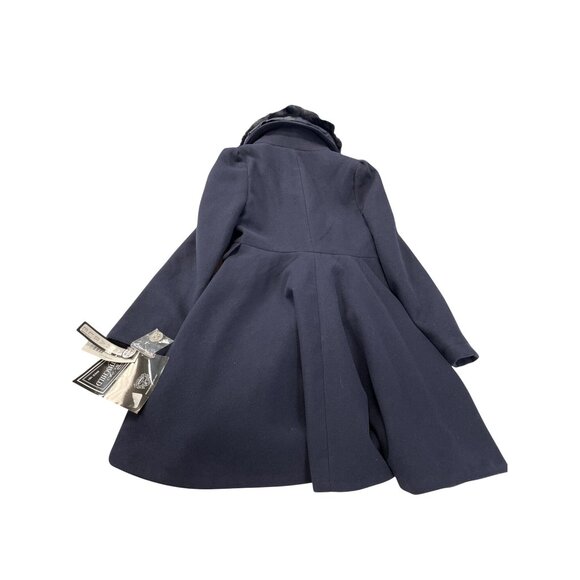 Rothschild Girls blue poly Blend Double Breasted Coat Size M SKU 9270 - Picture 12 of 16